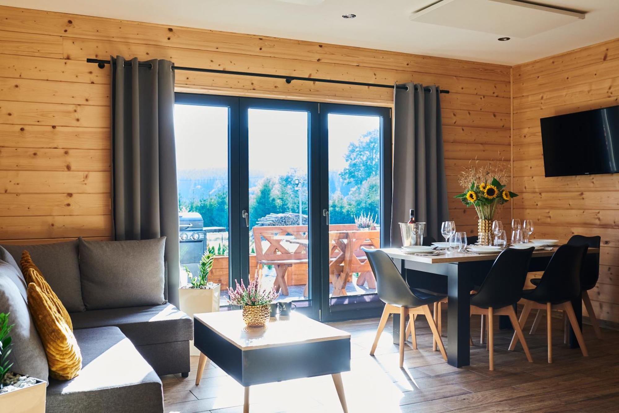 Osada Orlica Klimatyczne Domki Z Widokiem Na Gory I Termalnym Spa Sauna Jacuzzi 4 Km Od Zieleniec Ski Arena Lasowka Esterno foto