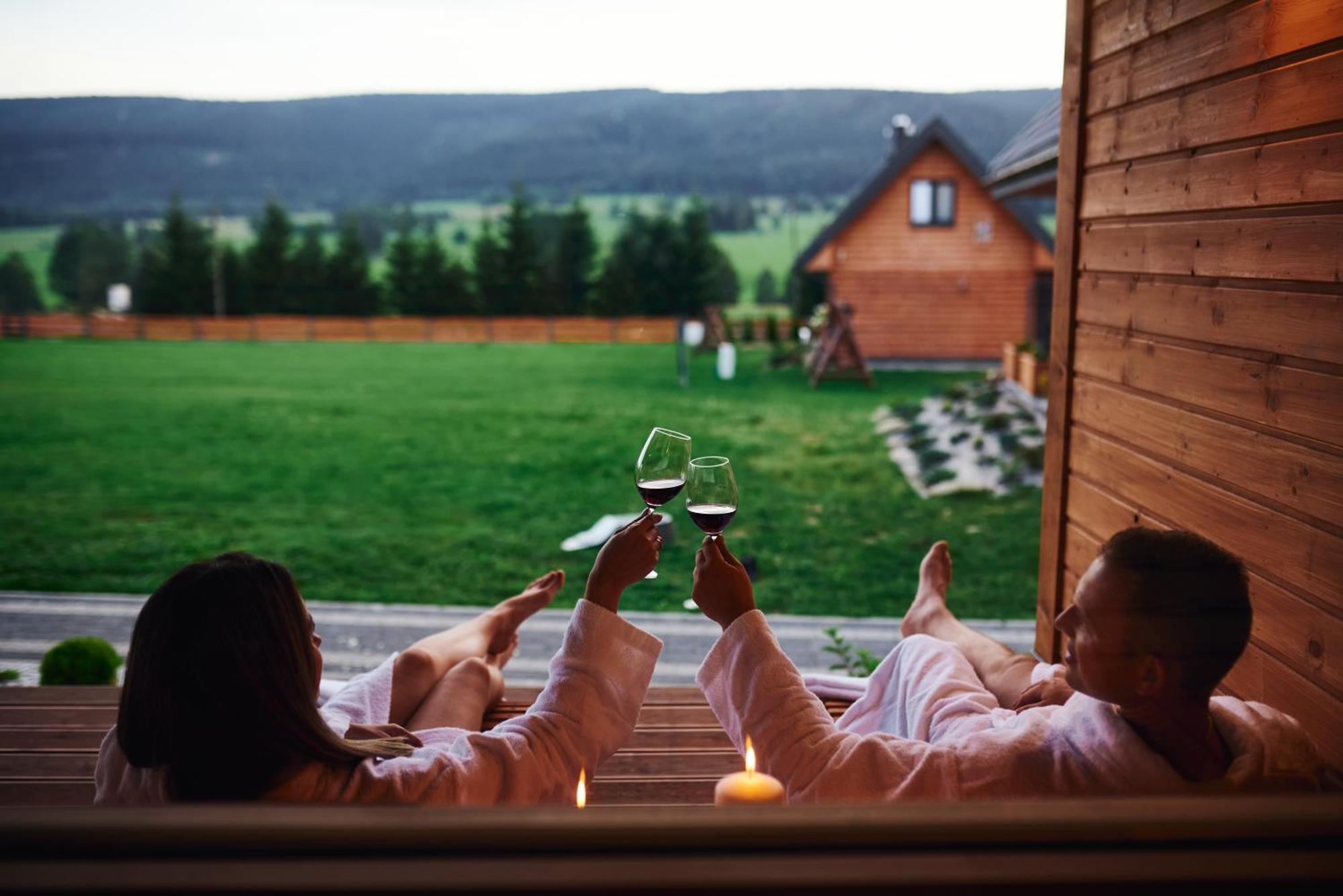 Osada Orlica Klimatyczne Domki Z Widokiem Na Gory I Termalnym Spa Sauna Jacuzzi 4 Km Od Zieleniec Ski Arena Lasowka Esterno foto