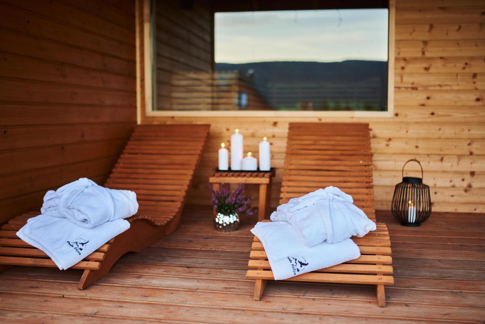 Osada Orlica Klimatyczne Domki Z Widokiem Na Gory I Termalnym Spa Sauna Jacuzzi 4 Km Od Zieleniec Ski Arena Lasowka Esterno foto