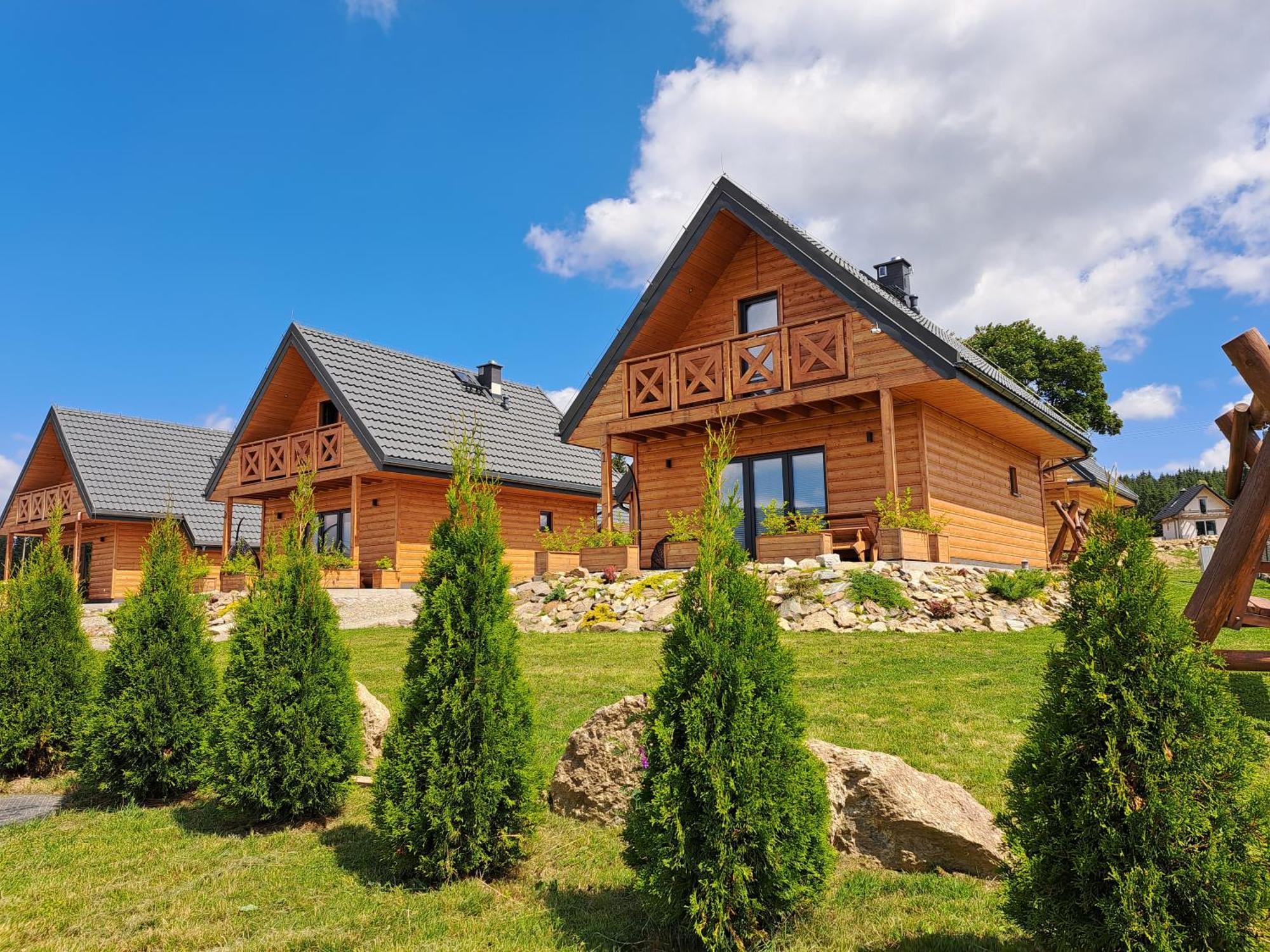 Osada Orlica Klimatyczne Domki Z Widokiem Na Gory I Termalnym Spa Sauna Jacuzzi 4 Km Od Zieleniec Ski Arena Lasowka Esterno foto