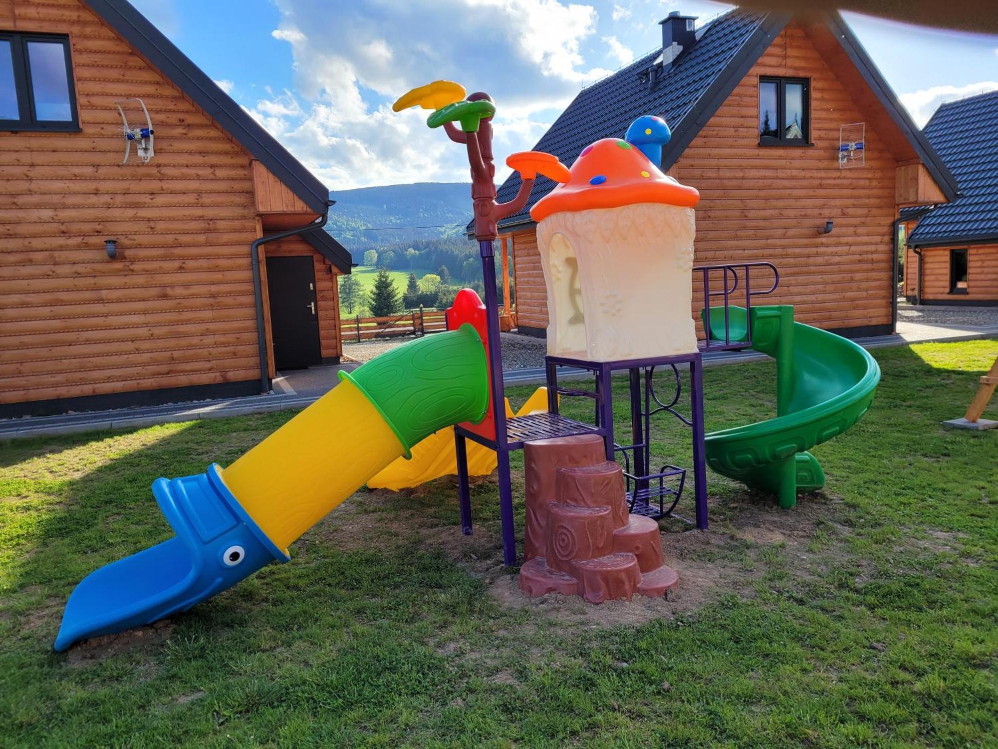 Osada Orlica Klimatyczne Domki Z Widokiem Na Gory I Termalnym Spa Sauna Jacuzzi 4 Km Od Zieleniec Ski Arena Lasowka Esterno foto