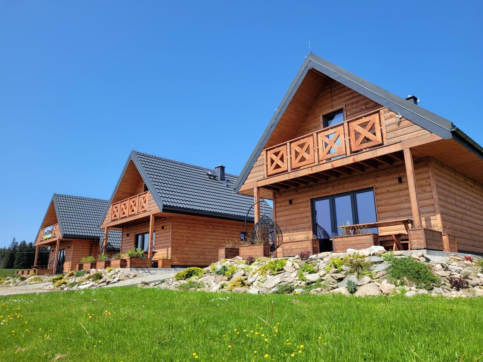 Osada Orlica Klimatyczne Domki Z Widokiem Na Gory I Termalnym Spa Sauna Jacuzzi 4 Km Od Zieleniec Ski Arena Lasowka Esterno foto
