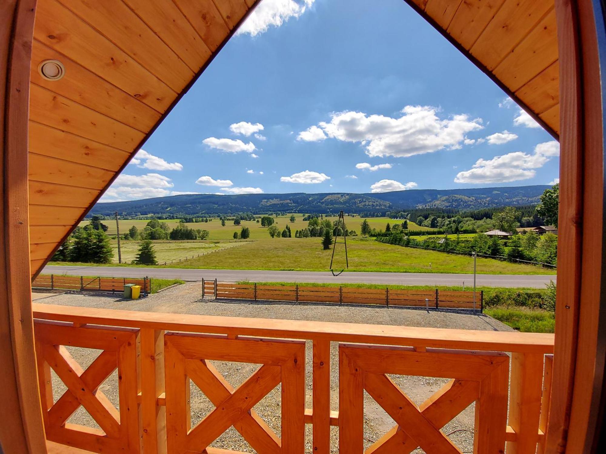 Osada Orlica Klimatyczne Domki Z Widokiem Na Gory I Termalnym Spa Sauna Jacuzzi 4 Km Od Zieleniec Ski Arena Lasowka Esterno foto